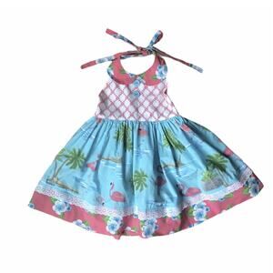 Eleanor Rose (2y) Halter Dress